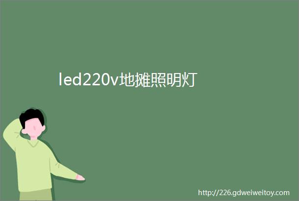 led220v地摊照明灯